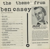 Valjean - The Theme From Ben Casey