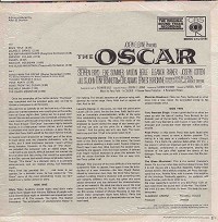 Original Soundtrack - The Oscar (U.K.) -  Sealed Out-of-Print Vinyl Record