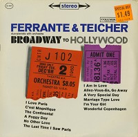 Ferrante & Teicher - Broadway To Hollywood -  Sealed Out-of-Print Vinyl Record