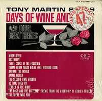 Tony Martin - Tony Martin Sings Days Of Wine And Roses