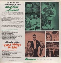 Original Soundtrack - Weekend In Havana/That Night In Rio -  Sealed Out-of-Print Vinyl Record