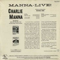 Charlie Manna - Manna Live -  Sealed Out-of-Print Vinyl Record