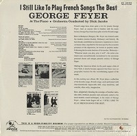 George Feyer - I Still Like To Play French Songs The Best