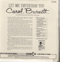 Carol Burnett - Let Me Entertain You