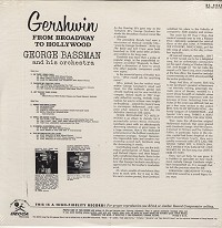 George Bassman - Gershwin-From Broadway To Hollywood