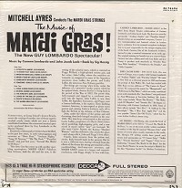 Mitchell Ayers Conducts The Mardi Gras Strings - The Music Of Mardi Gras! -  Sealed Out-of-Print Vinyl Record