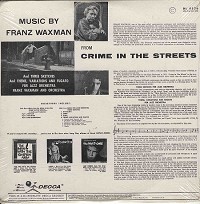 Original Soundtrack - Crime in the Streets -  Sealed Out-of-Print Vinyl Record