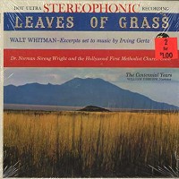 Dr. Wright and The Hollywood First Methodist Church Choir - Leaves Of Grass/stereo