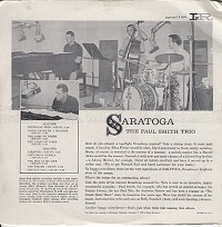 The Paul Smith Trio - Saratoga