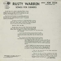 Rusty Warren - Songs For Sinners
