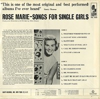 Rose Marie - Songs For Single Girls