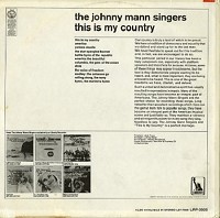 The Johnny Mann Singers - This Is My Country