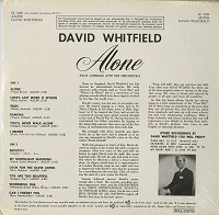 David Whitfield - Alone