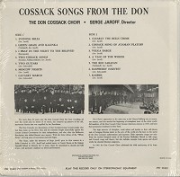 The Don Cossack Choir - Cossack Songs From The Don