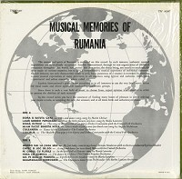 Various Artists - Musical Memories Of Rumania