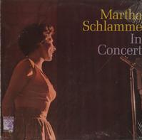 Martha Schlamme - Martha Schlamme In Concert