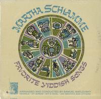 Martha Schlamme - Favorite Yiddish Songs -  Sealed Out-of-Print Vinyl Record