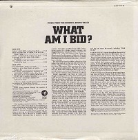 Original Soundtrack - What Am I Bid? -  Sealed Out-of-Print Vinyl Record