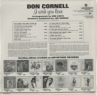 Don Cornell - I Wish You Love