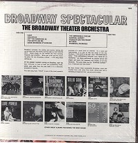 The Broadway Theater Orchestra - Broadway Spectacular -  Sealed Out-of-Print Vinyl Record