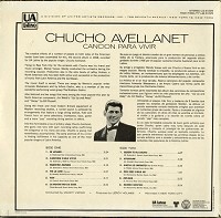 Chucho Avellanet - Cancion Para Vivir -  Sealed Out-of-Print Vinyl Record