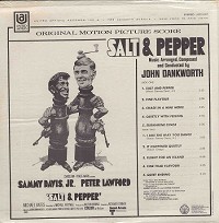 Original Soundtrack - Salt & Pepper -  Sealed Out-of-Print Vinyl Record