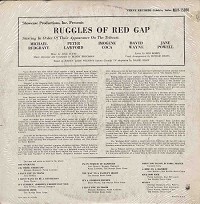Original Soundtrack - Ruggles Of Red Gap -  Sealed Out-of-Print Vinyl Record