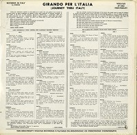 Various Artists - Girando Per L'Italia (Journey Thru Italy)  