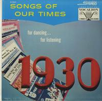 Ted Straeter and His Orchestra - Songs Of Our Time 1930