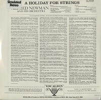 Alfred Newman - A Holiday For Strings
