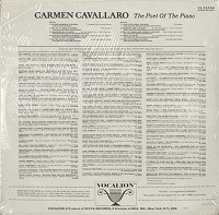 Carmen Cavallaro - The Poet Of The Piano -  Sealed Out-of-Print Vinyl Record