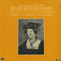 Ruhland, Capella Antiqua Munchen - Stoltzer: Die Vier Deutschen Psalmen -  Preowned Vinyl Record