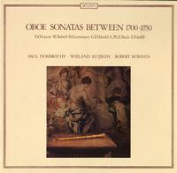 Paul Dombrecht, Wieland Kuijken, Robert Kohnen-Oboe Sonatas Between 1700-1750