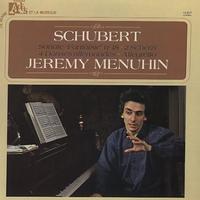 Jeremy Menuhin - Schubert: Sonata ''Fantaisie'' No. 18 etc.