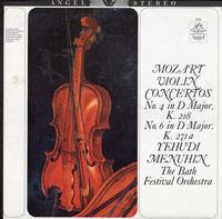 Menuhin, Bath Festival Orchestra-Mozart: Violin Concertos Nos. 4 & 6
