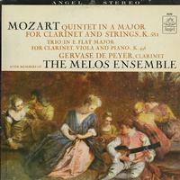 The Melos Ensemble - Mozart: Quintet in A major etc. -  Preowned Vinyl Record