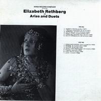 Elizabeth Rethberg - Arias and Duets