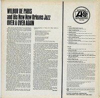 Wilbur de Paris - Over & Over Again -  Preowned Vinyl Record