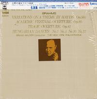 Bruno Walter - Brahms: Variations On A Theme By Haydn -  Preowned Vinyl Record