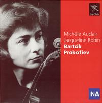 Michèle Auclair, Jacqueline Robin - Bartok / Prokofiev -  Preowned Vinyl Record