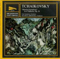 Abravanel and The Utah Symphony Orchestra - Tchaikovsky: 'Manfred' Sym. in 4 Tableaux, Op. 58 -  Preowned Vinyl Record