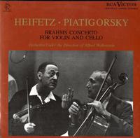 Heifetz, Piatigorsky - Brahms Concerto for Violin & Cello