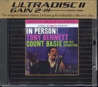 Tony Bennett - In Person With Count Basie -  Preowned Gold CD