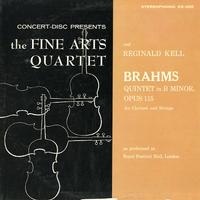 The Fine Arts Quartet and Reginald Kell - Brahms: Quintet in B minor -  Preowned Vinyl Record