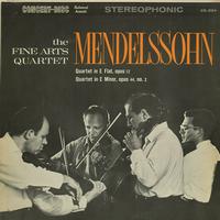 The Fine Arts Quartet - Mendelssohn: Quartet in E-flat etc. -  Preowned Vinyl Record