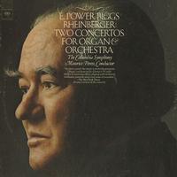 E.Power Biggs - Rheinberger: Two Concertos for Organ and Orchestra -  Preowned Vinyl Record