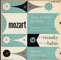 Vitya Vronsky and Victor Babin - Mozart: Sonatas for Piano Four Hands