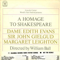 Dame Edith Evans, Sir John Gielgud, Margaret Leighton - A Homage To Shakespeare/m -