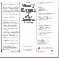 Woody Herman - Presents A Great American Evening Vol. 3