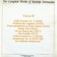 Various Artists - The Complete Works of Matthijs Vermeulen Vol. 3 -  Preowned Vinyl Record